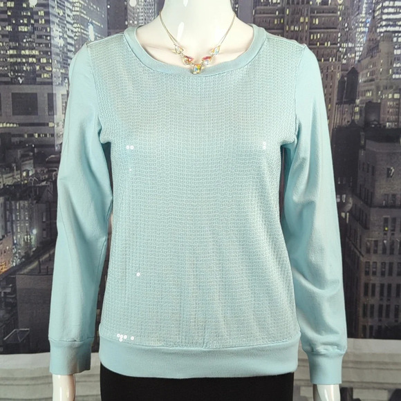 Dreampop By Cynthia Rowley sz XL Girls Sequined 100% Cotton Top - Picture 1 of 5